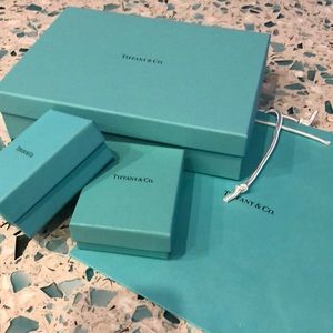 Tiffany boxes and bag